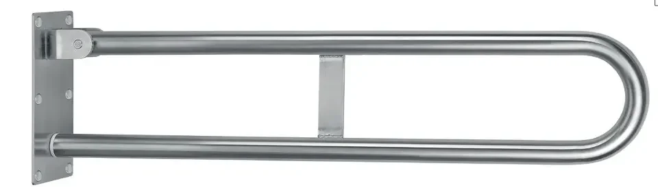 Novaservis úchyt dvojitý sklopný R66550-4, 572 mm, kartáčovaná nerez