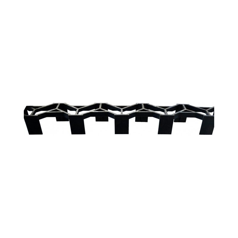 Zubová lišta plastová 2 m, 20 mm
