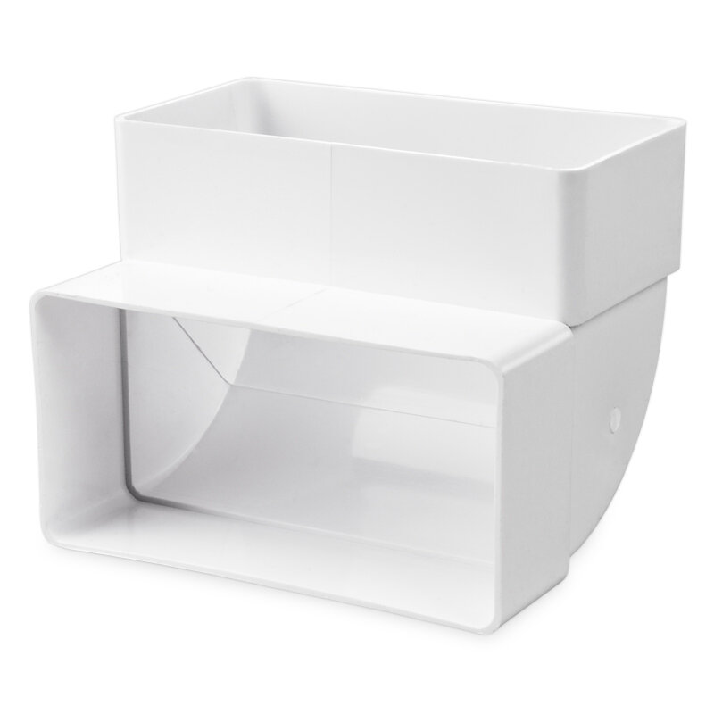 VENTS koleno 5252 90° vertikálne PVC 55x110 mm