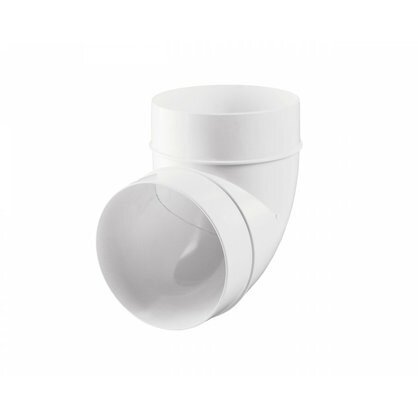 Koleno vzduchovodné 90° Ø100 mm VENTS, plastové