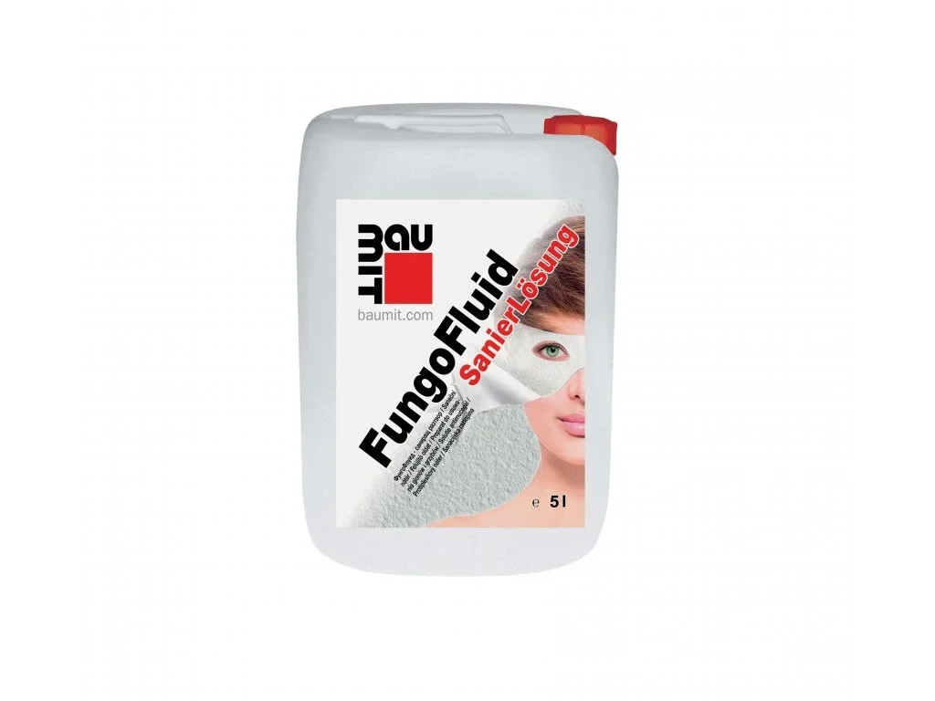 Baumit FungoFluid 5 l — protiplesňový prípravok na ošetrenie fasád a stien