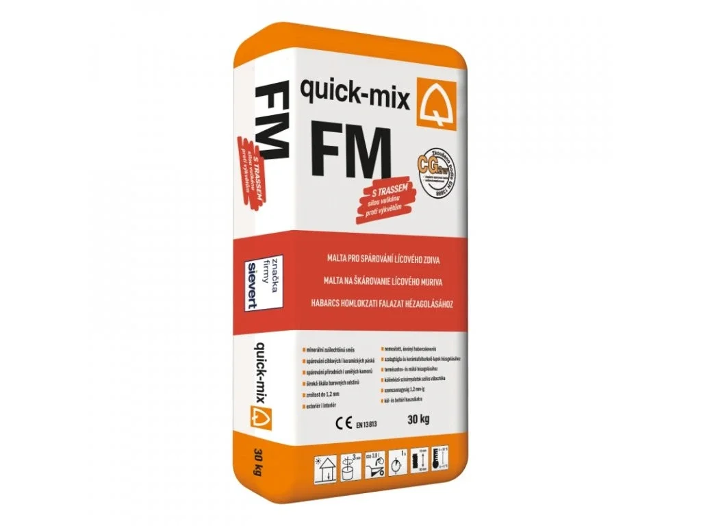 Quick-Mix FM škárovacia hmota čierna 30 kg