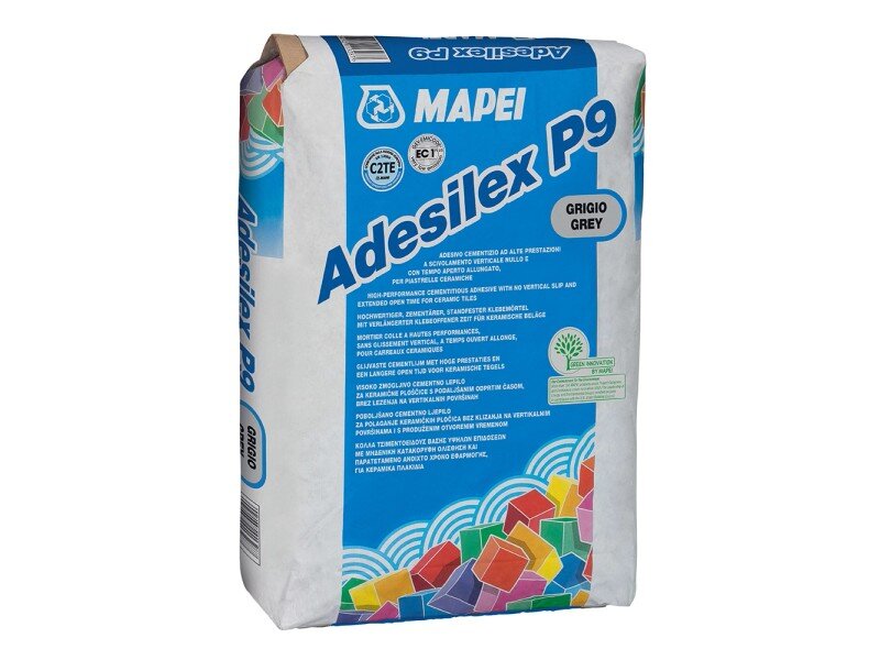 MAPEI Adesilex P9 - cementové lepidlo, sivé, 25 kg (C2TE)
