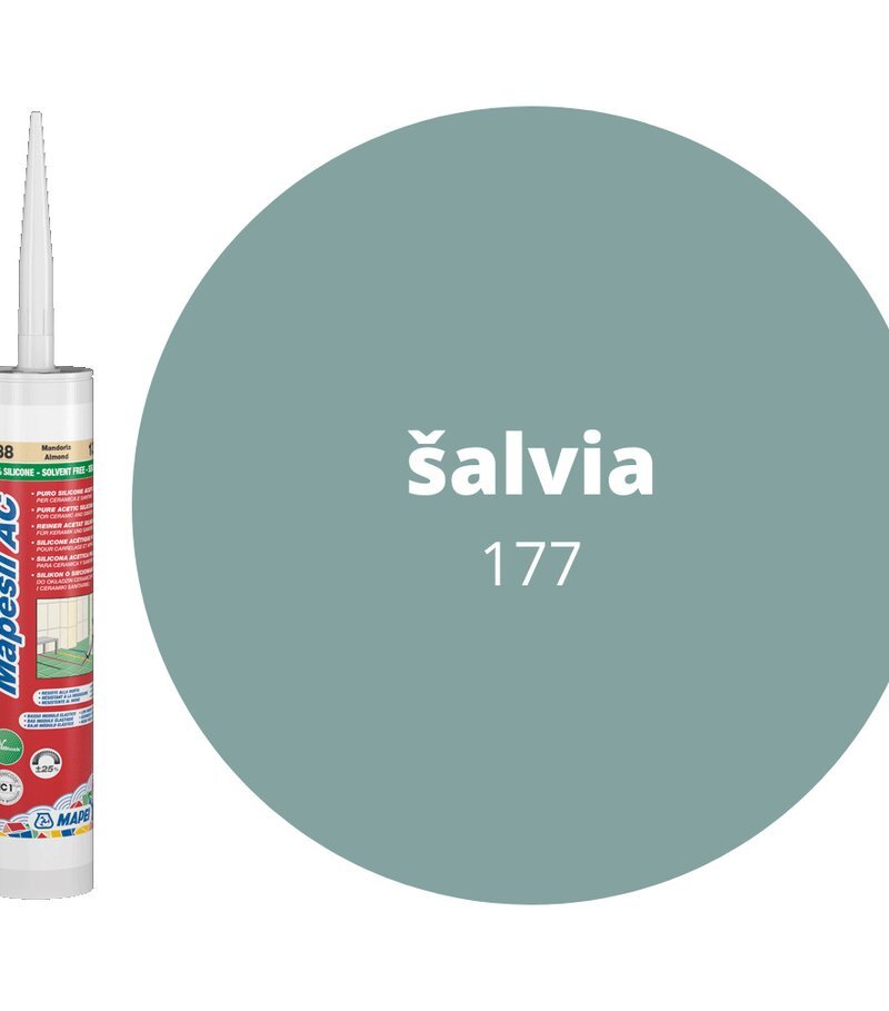 Mapei Mapesil AC 177 silikónový tesniaci tmel, šalvia, 310 ml