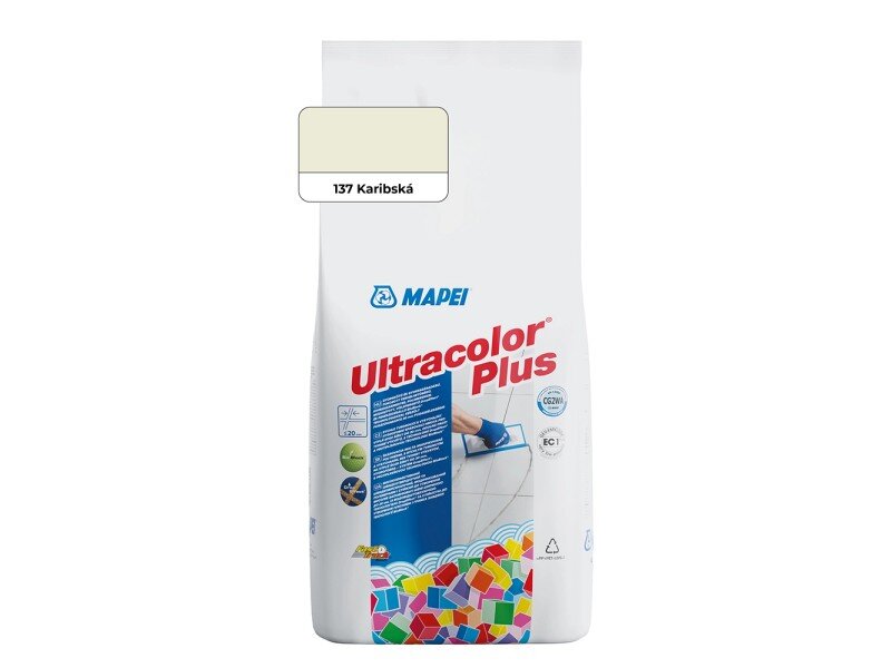 Mapei Ultracolor Plus 137 Karibský piesok, 2 kg (škárovacia malta)
