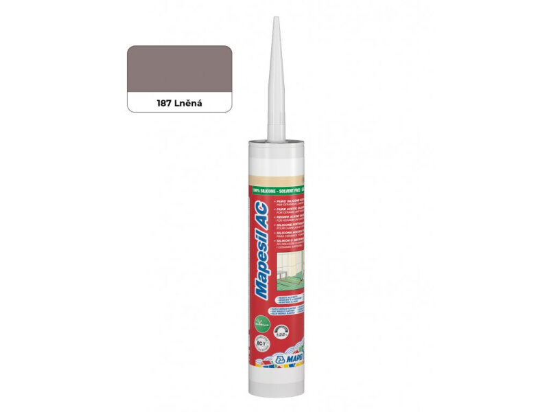 Mapei Mapesil AC 187 silikónový tesniaci tmel, ľan, 310 ml