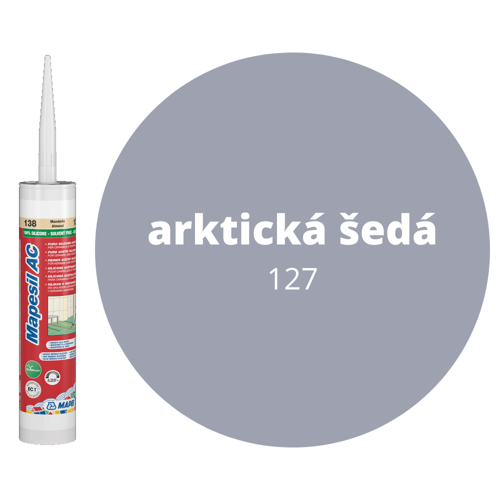MAPEI Mapesil AC 127 – arktická šedá, 310 ml