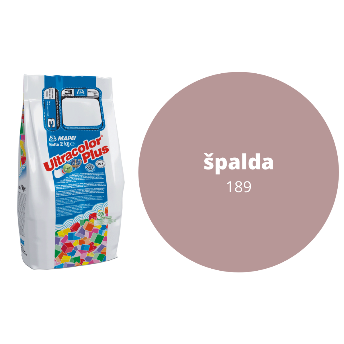 Mapei Ultracolor Plus 189 Špalda, škárovacia malta, 2 kg