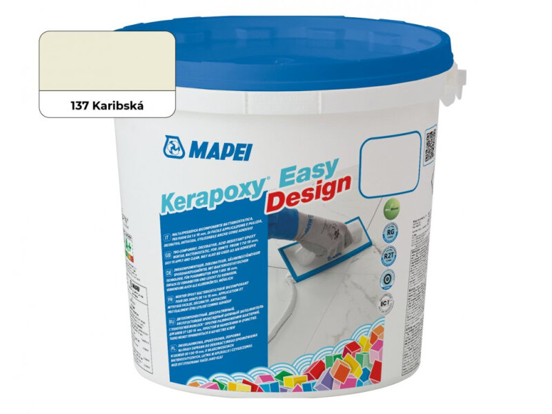 Mapei Kerapoxy Easy Design 137 Karibský piesok 3 kg (epoxidová škárovacia hmota)