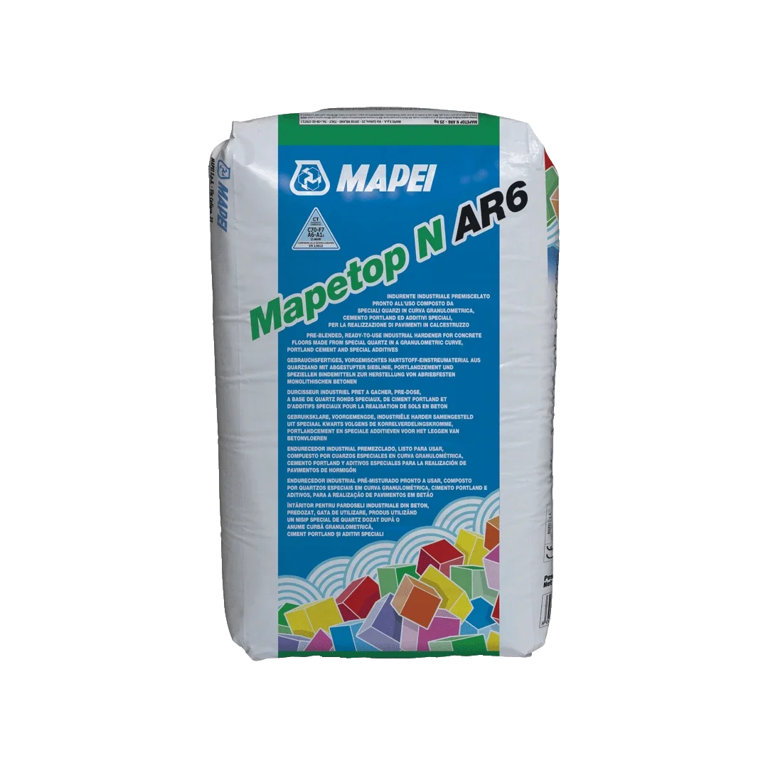 Mapei MAPETOP N AR6 vsypová zmes na odolné betónové podlahy, 25 kg (svetlošedá)
