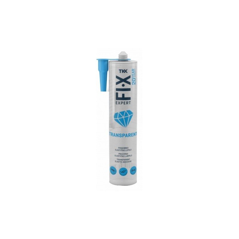 TKK FiX-EXPERT transparentné montážne lepidlo 290 ml