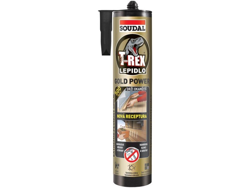 Soudal T-REX Gold Power montážne lepidlo 290 ml