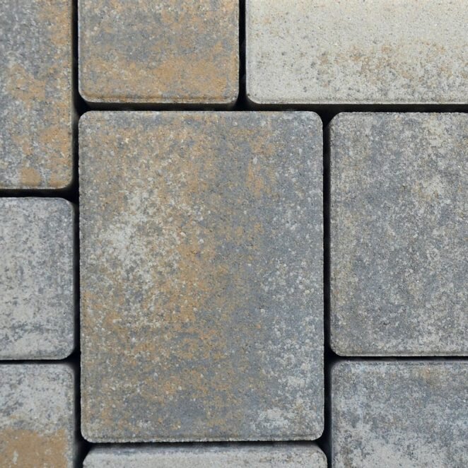 Semmelrock Toscana Kombi zámková dlažba 6 cm, dymová hnedá