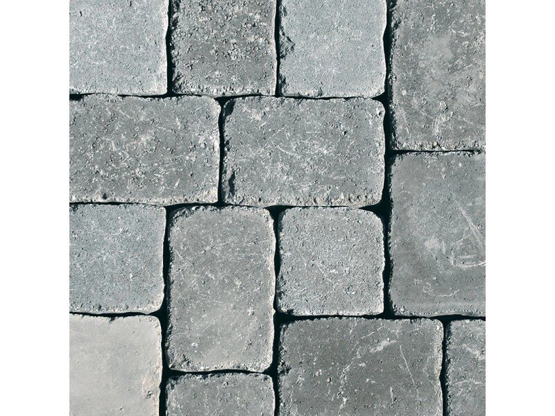 Semmelrock Castello Antico 12,5 × 12,5 × 6 cm – zámková dlažba, sivo-čierna melírovaná