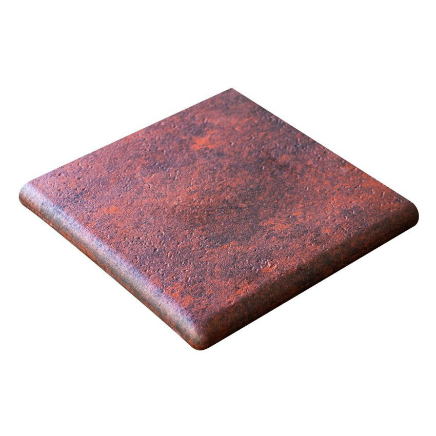 Rohová schodovka Gres de Aragon Jasper Rojo 33×33 cm