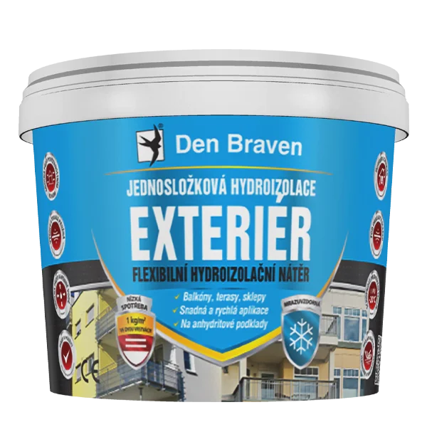 Hydroizolácia EXTERIÉR 13kg Den Braven