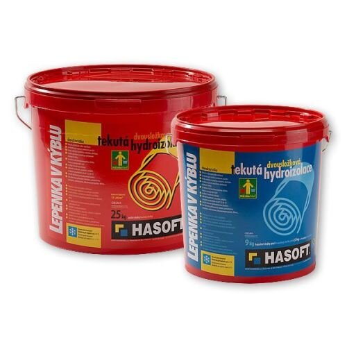Hydroizolácia dvojzložková (25kg+9kg) 34kg Hasoft