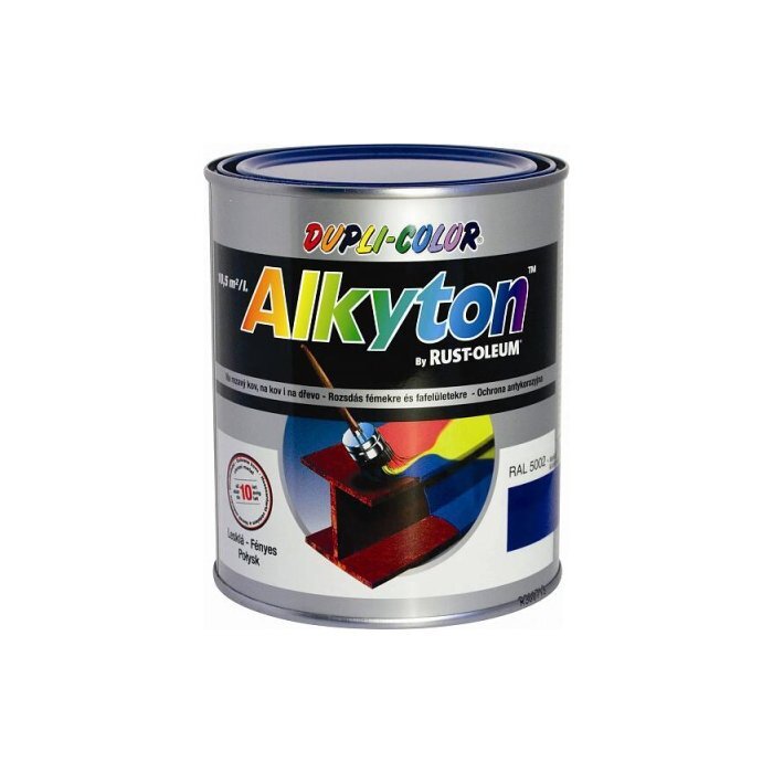 Rust-Oleum Alkyton antikorózna farba RAL 9006 (strieborná / biely hliník) 250 ml