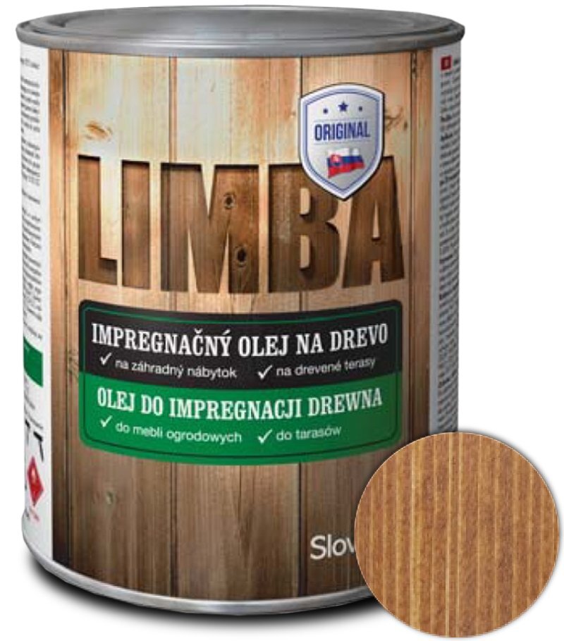 Limba impregnačný olej na drevo, čerešňa, 2,5 l