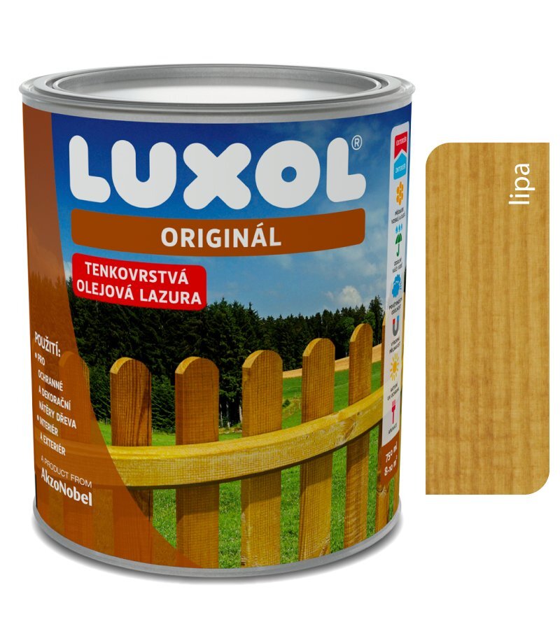 LUXOL Originál tenkovrstvová lazúra 0063 Lipa, 2,5 l