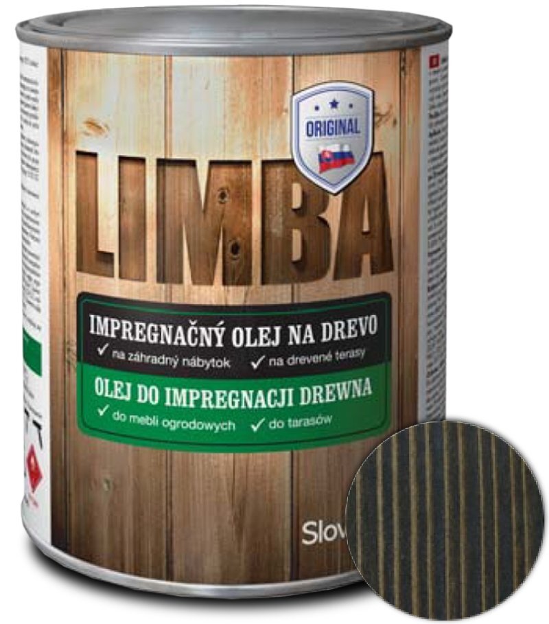 LIMBA impregnačný olej na drevo palisander 2,5 l