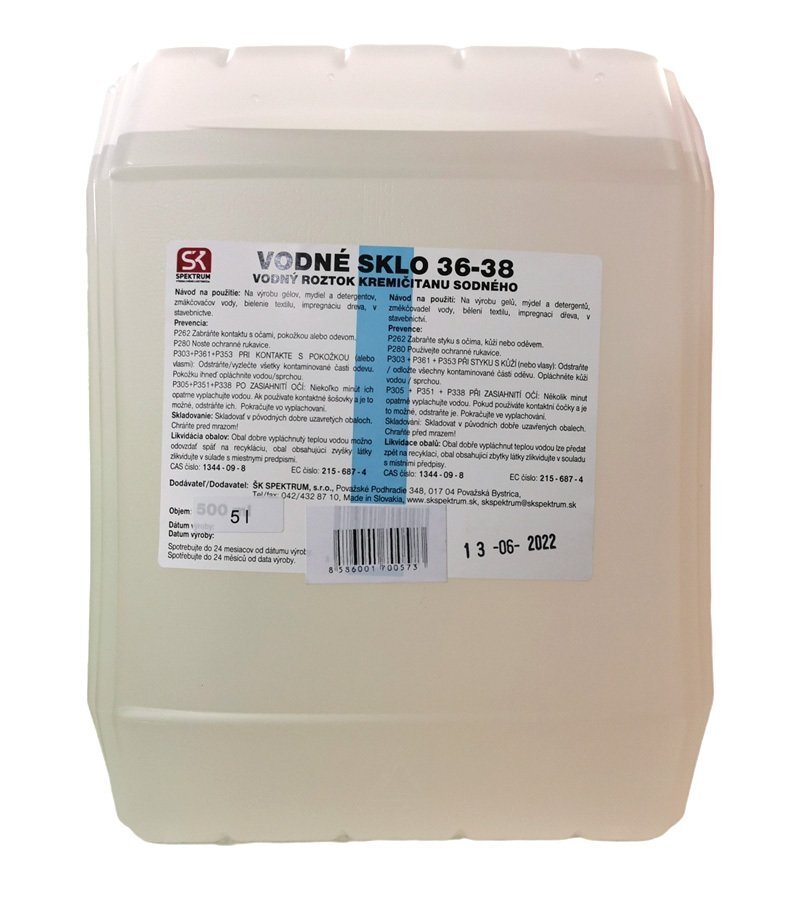 Vodné sklo (sodné) 5 l
