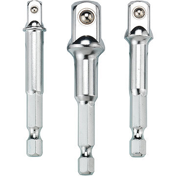WERKZEYT sada adaptérov na bity, 3 ks (1/4\", 3/8\", 1/2\")