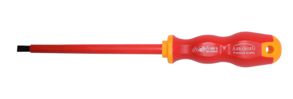 Abraboro VDE izolovaný plochý skrutkovač 3,0 × 0,5 × 75 mm (1000 V)