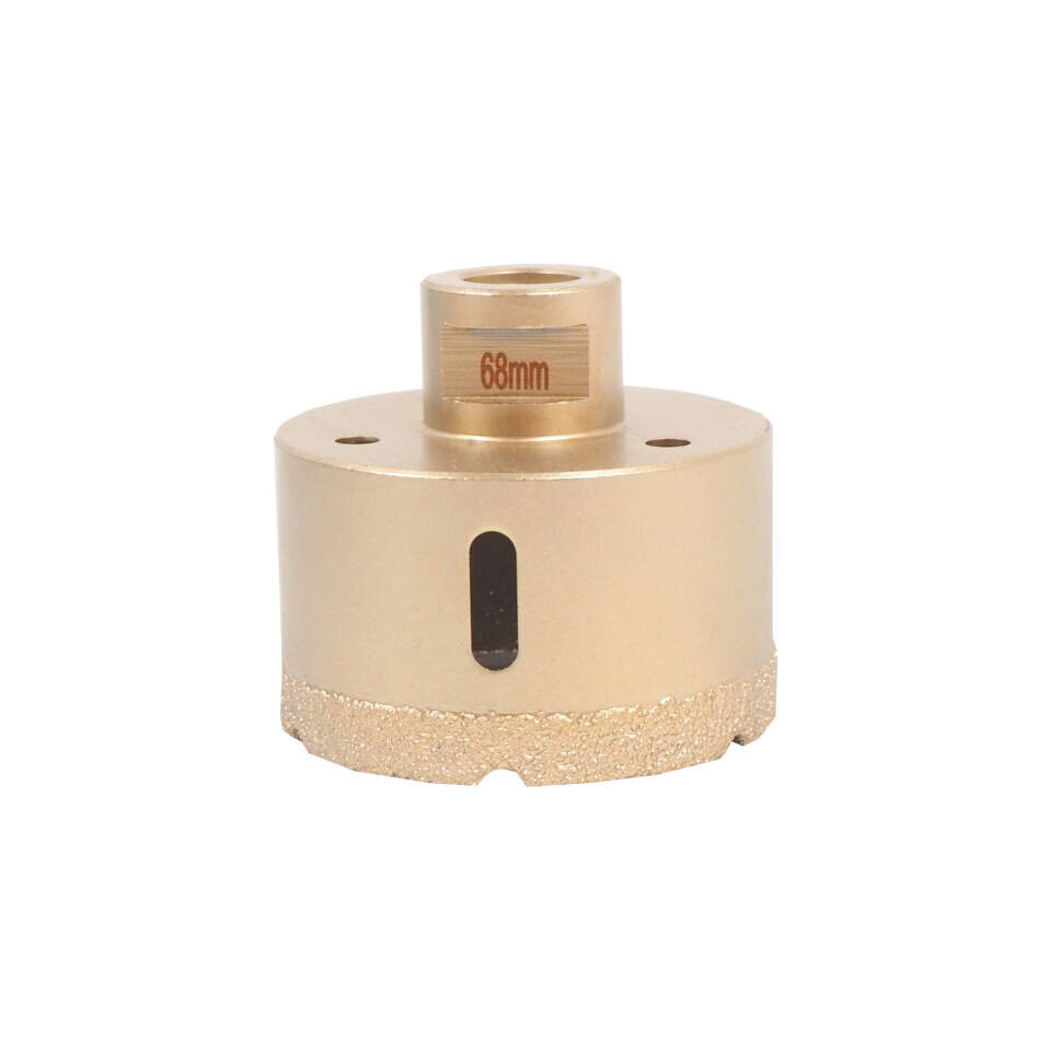 TOPTRADE diamantová vykružovacia korunka, M14, 68 mm