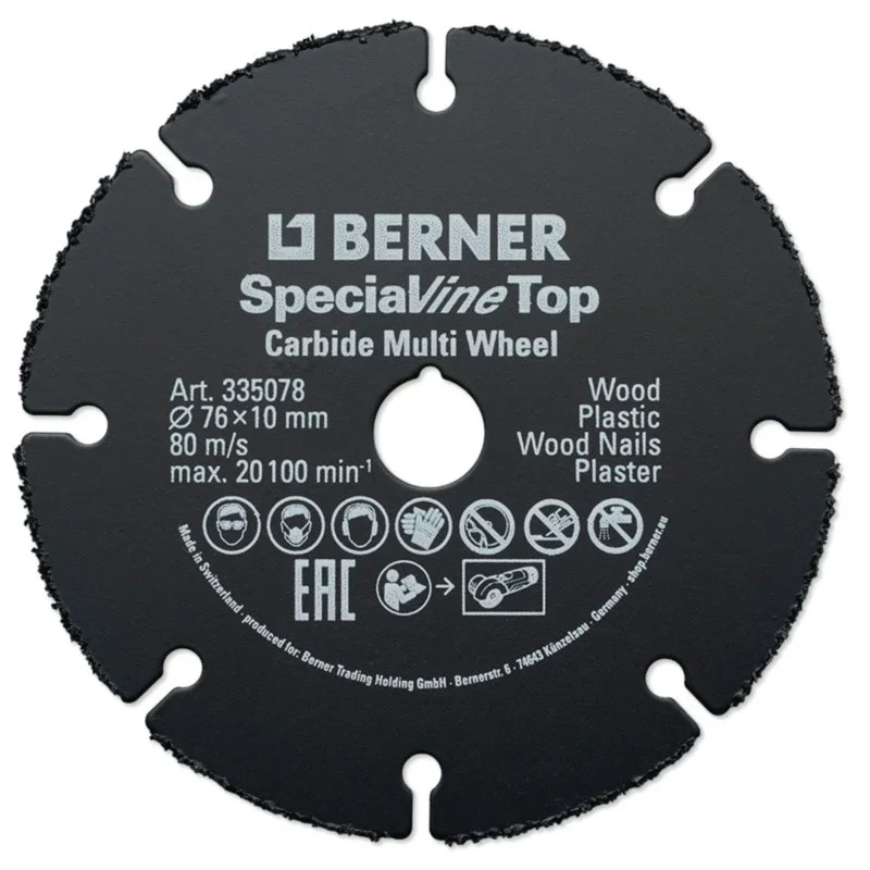 Berner SPECIALline Top karbidový rezný kotúč 125 x 22 mm (339281)