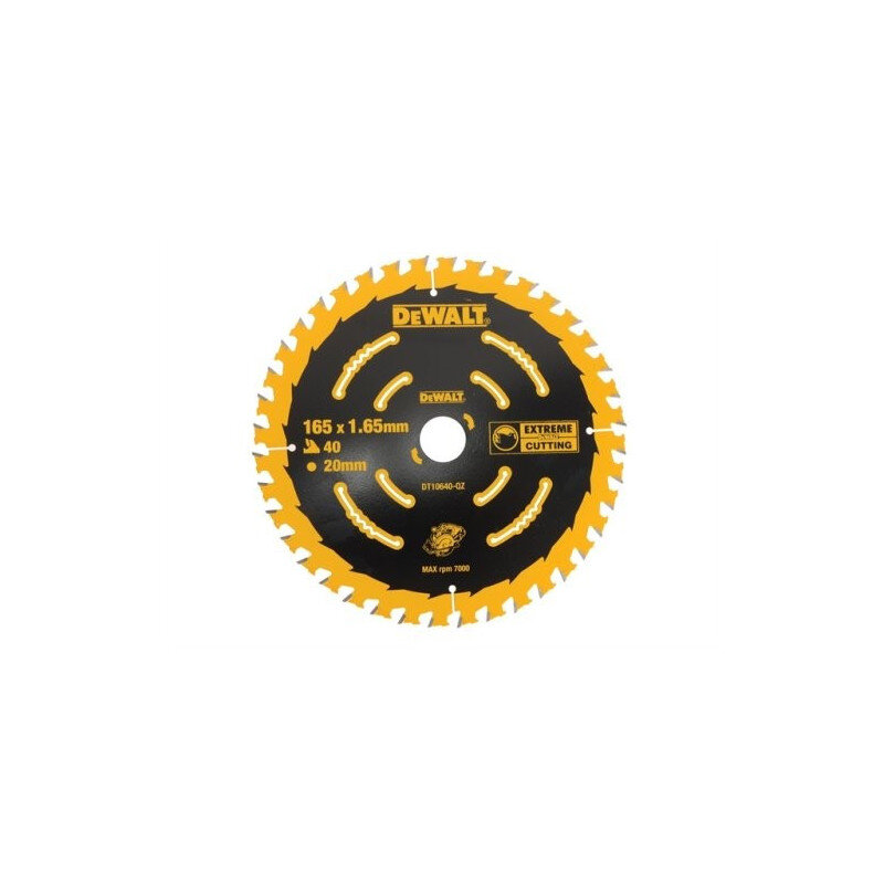 DeWALT pilový kotúč DT10640 165 x 20 mm, 40 zubov (ATB)