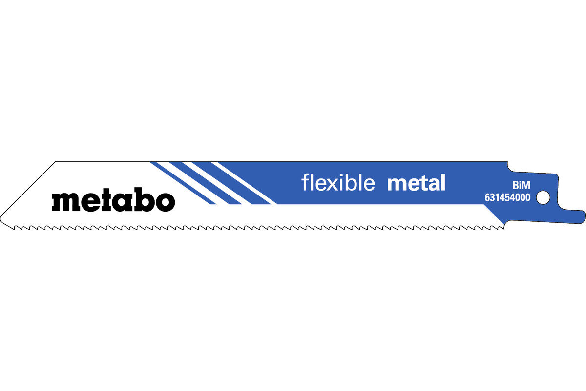 Metabo 5× list šabľovej píly Flexible Metal 150 x 0,9 mm (BiM) – na kov