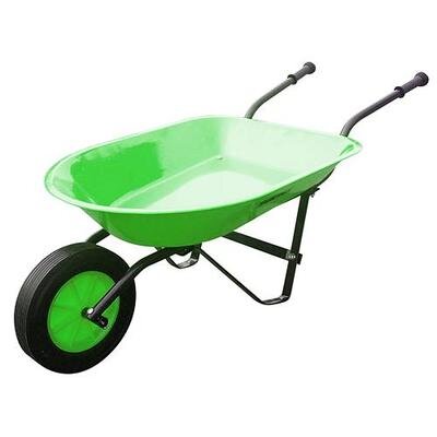 Carriola detský fúrik 20 l, plechová korba, zelený