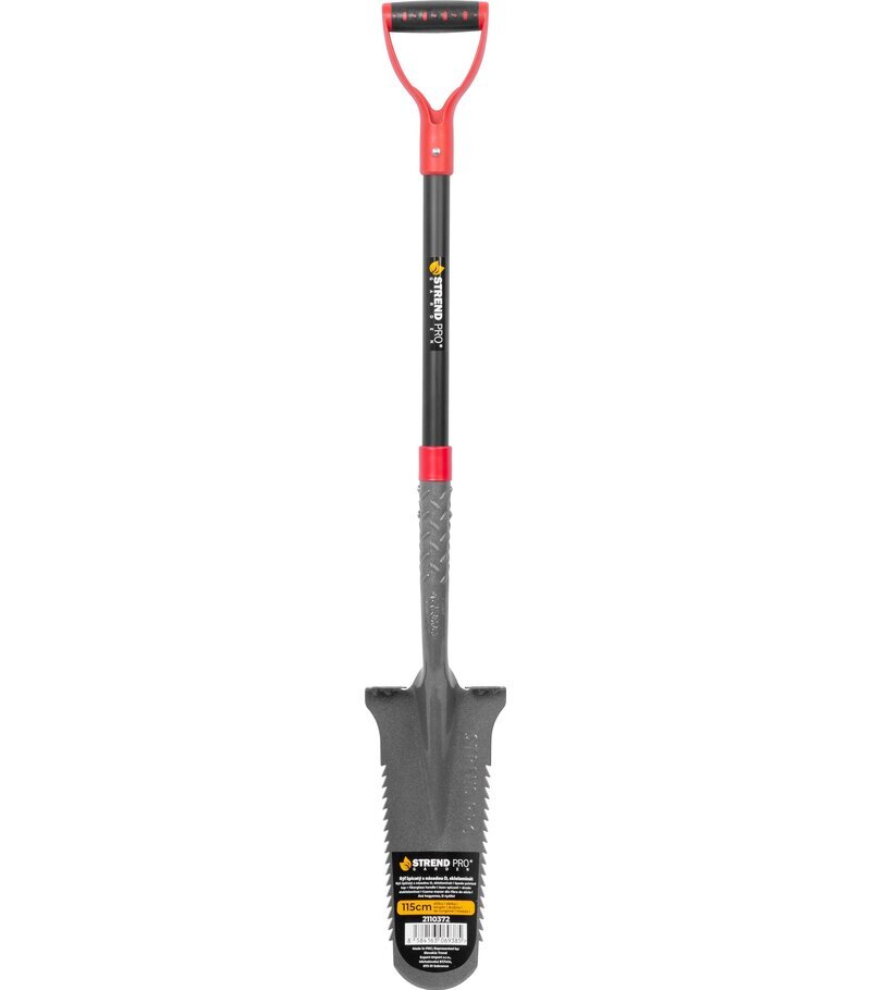 Rýľ Strend Pro Garden ErgoBULL – drenážny, s sklolaminátovou násadou D 1150 mm