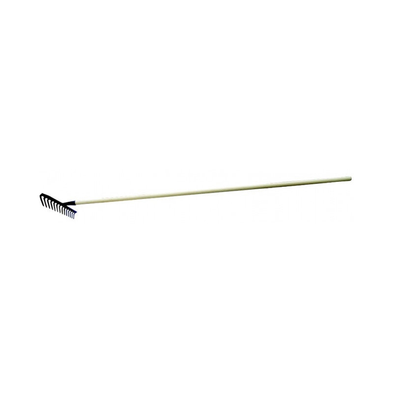 BauPro hrable kovové 12 zubov s drevenou násadou 1500 mm