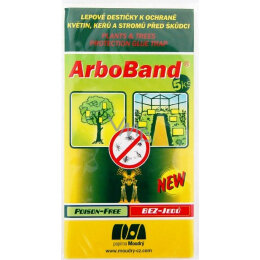 Lepové doštičky ArboBand žlté, 5 ks