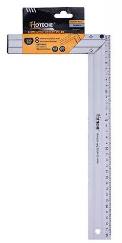 Uholník stolársky hliníkový 350 mm (14") HOTECHE HT282203