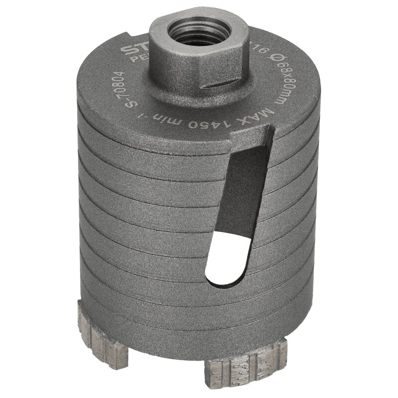 STALCO PERFECT diamantová vykružovacia korunka do betónu 68 mm S-70804 (turbo)