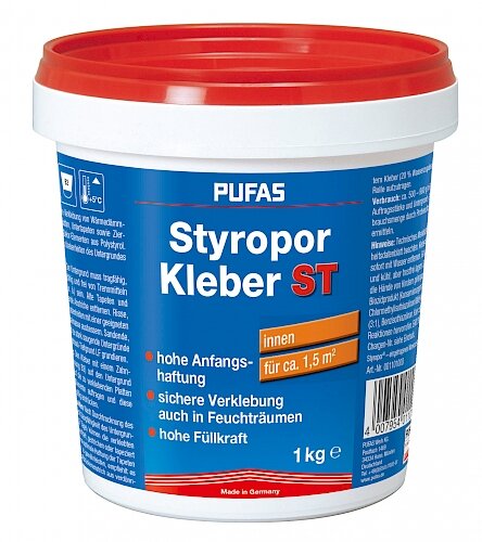 PUFAS Lepidlo na polystyrén ST, 1 kg