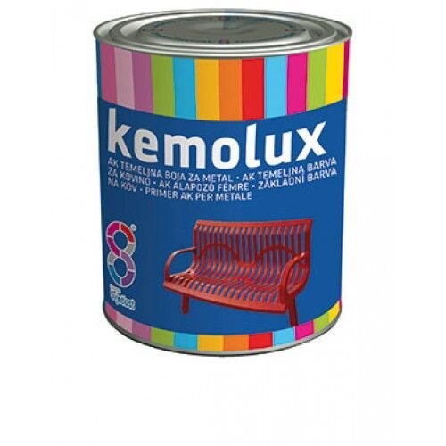 Chromos Kemolux základná farba na kov, sivá, 0,2 l