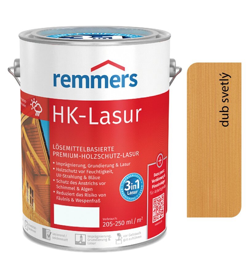 Remmers HK-Lasur 3v1 5 l – dub svetlý