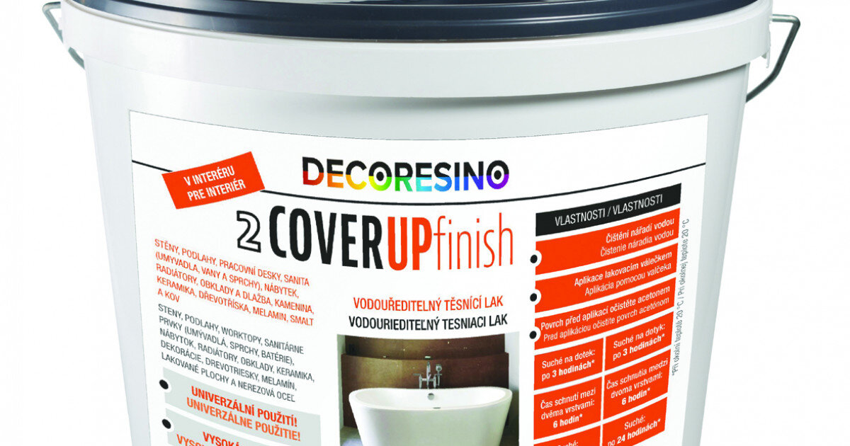 DECORESINO COVER UP 0,25 l – dvojzložkový tesniaci lak