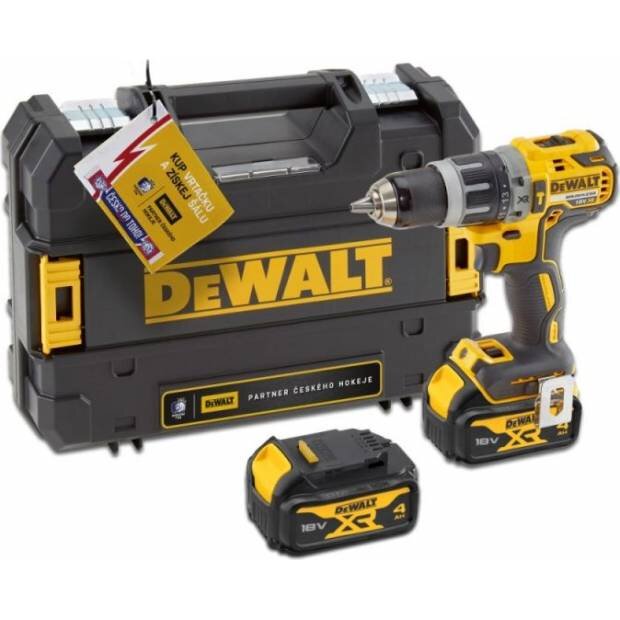 DeWALT DCD796M2 akumulátorová príklepová vŕtačka/skrutkovač 18 V, 2×4,0 Ah, bezuhlíkový motor