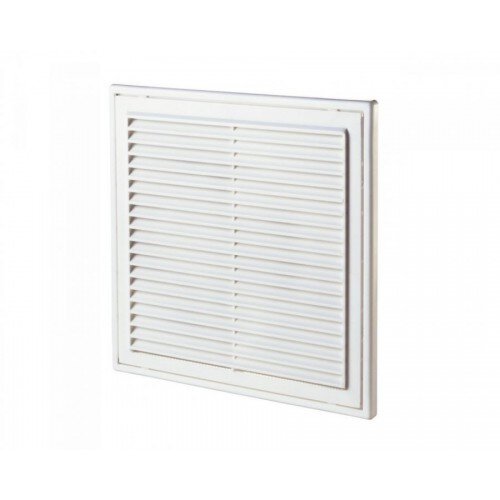 VENTS MV 250S plastová vetracia mriežka 250×250 mm so sieťkou proti hmyzu