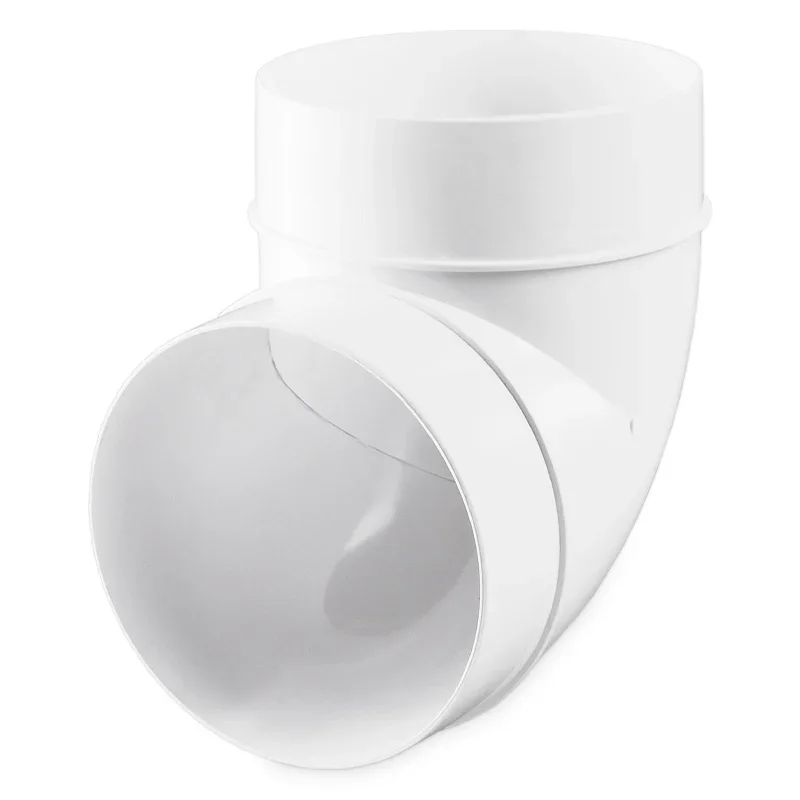 VENTS koleno 222 90° ø125 mm, PVC (biela)