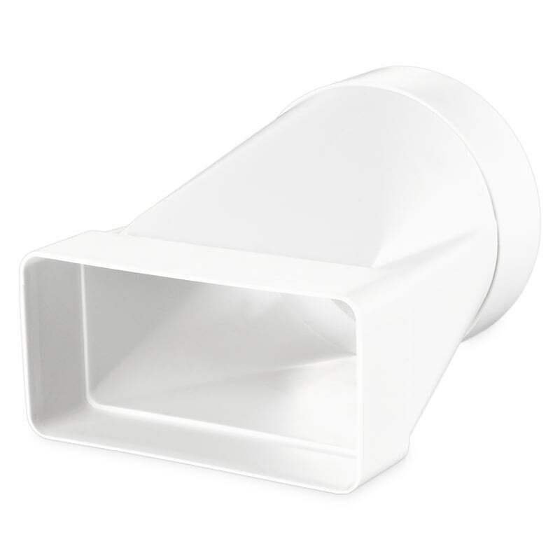 VENTS plastový prechod okrúhle - ploché potrubie Ø125 mm → 90×220 mm (913)