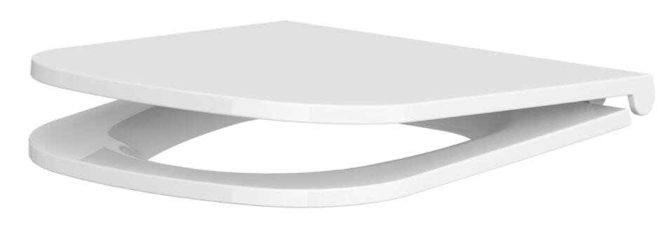 Cersanit Caspia Slim toaletné sedátko, duroplast, antibakteriálne, soft‑close, Easy‑Off, biele (K98-0145)