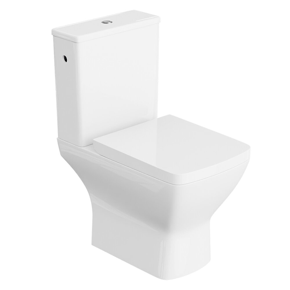 TILA Dylan WC kombi s dosadkou, biela (keramika)