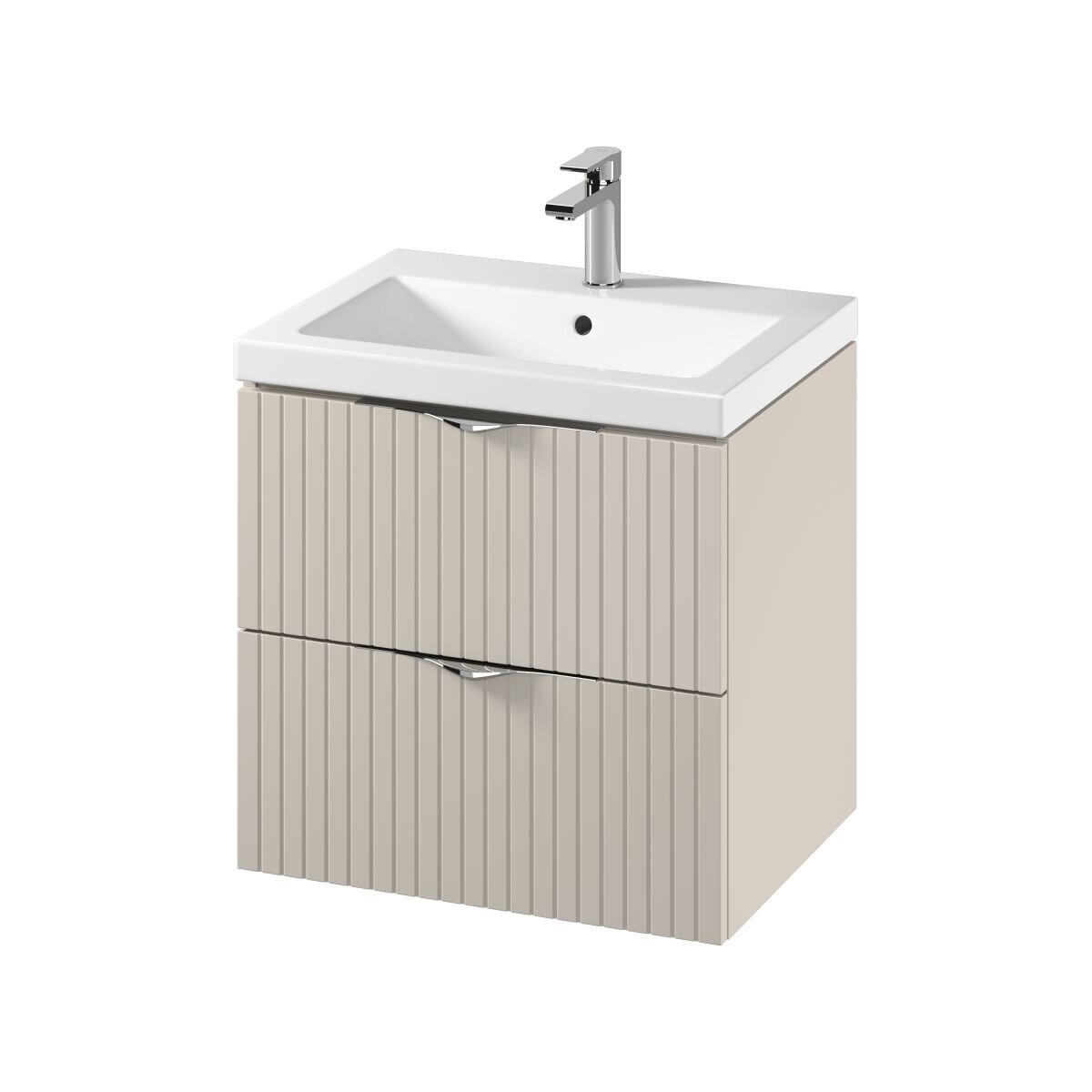Cersanit Tirso umývadlová zostava 60 cm, kašmír mat (skrinka + keramické umývadlo)