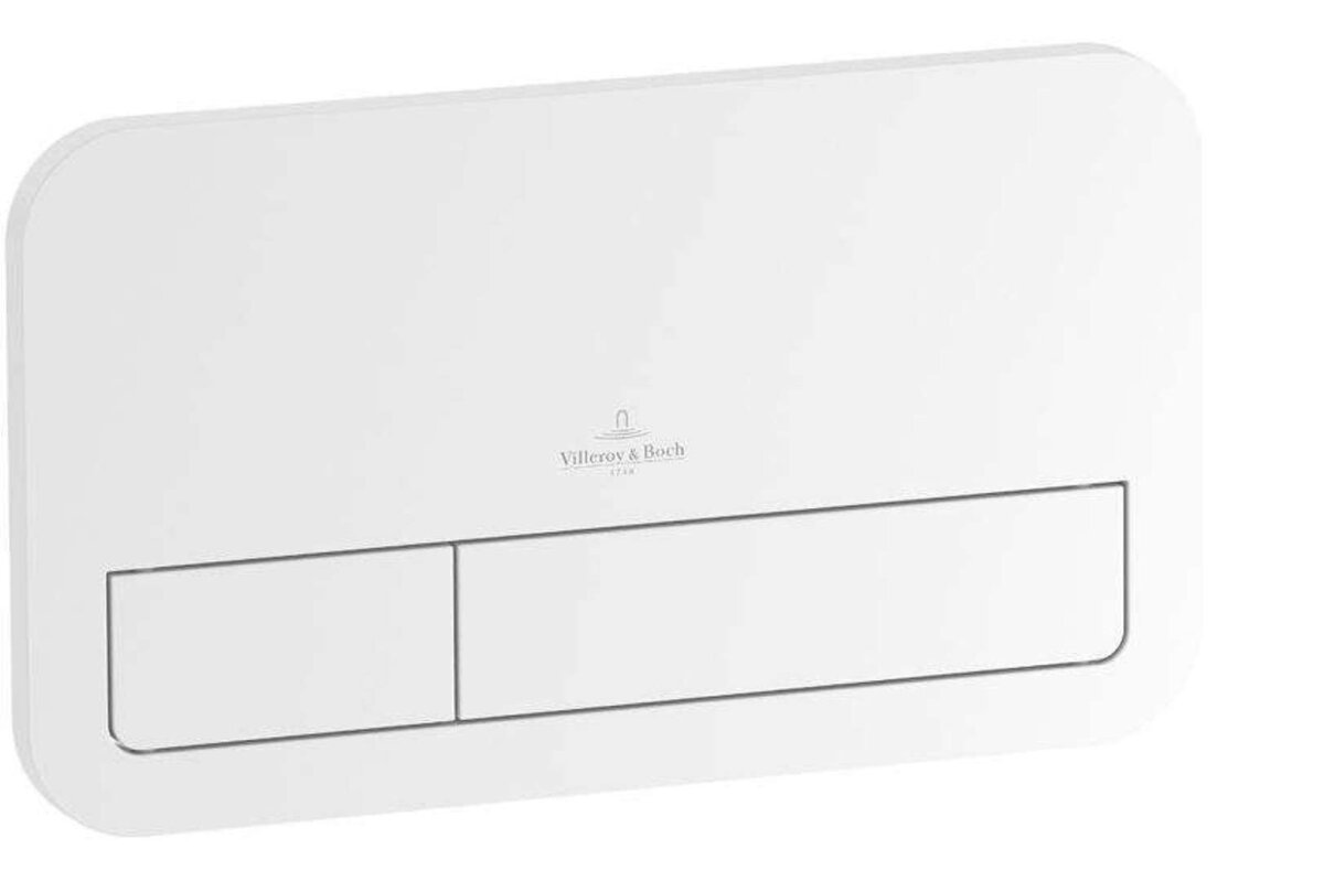 Villeroy & Boch ViConnect ovládacie tlačidlo M200, lesklá biela (sklo)